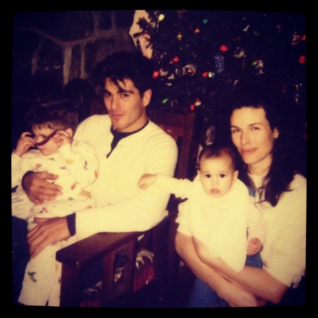 Zane Schoeffling and Scarlett Schoeffling with their parents.